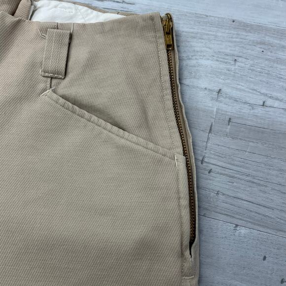 Vintage Unisex Tan Horse Equestrian Riding Trouser Pants Stretch Pockets 25 R - Picture 7 of 11